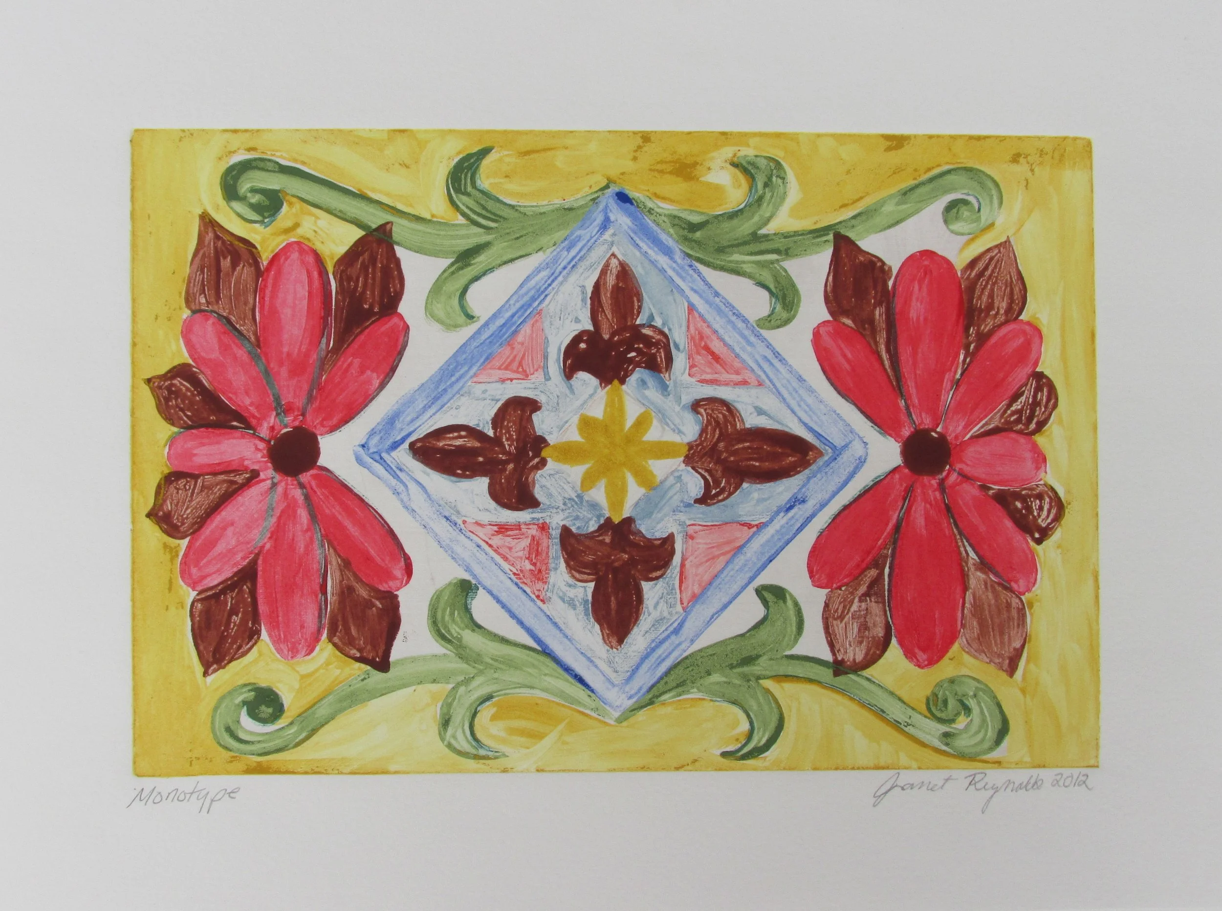 Caran D'Ache Monoprint.JPG