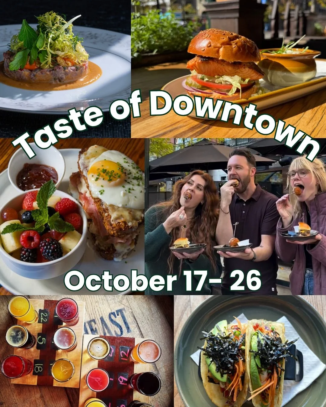 ✨ Taste of Downtown Boise starts TODAY ✨ Comment &ldquo;Taste&rdquo; for all the details! 
October 17&ndash;26, more than 40 @downtownboise restaurants are rolling out special dishes, drinks, and desserts &mdash; with most of them offering menus pric