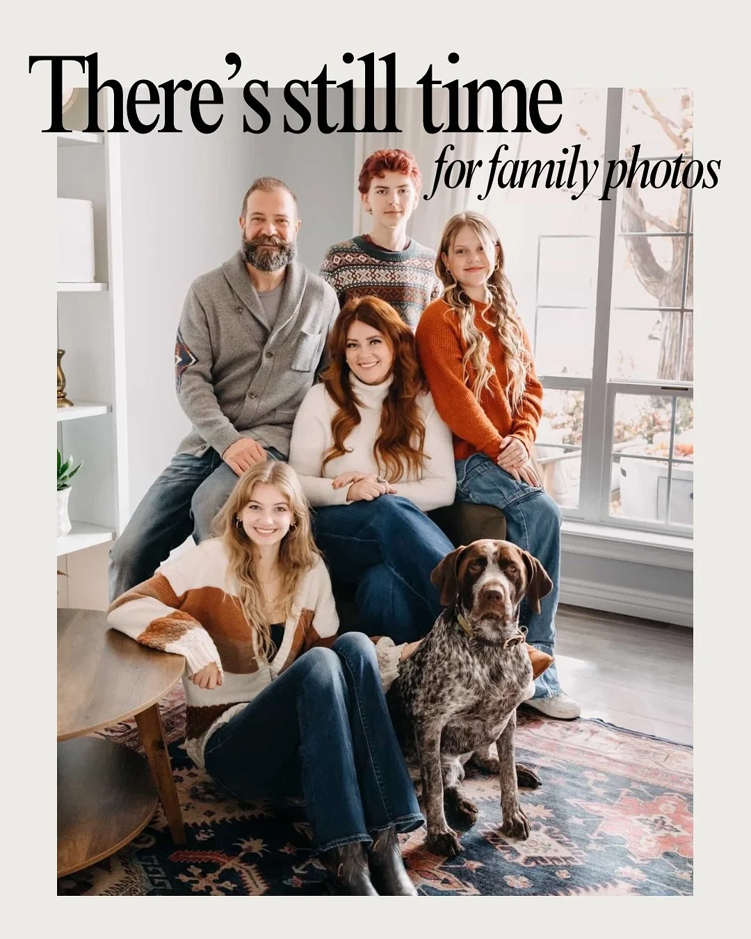 Giving you a little sneak peek of our family holiday photos this year along with an invitation to book your own mini shoot. ✨ Guaranteed to arrive in your inbox just in time for your Christmas Instagram post and New Year&rsquo;s Eve cards. 🎄 Nothing