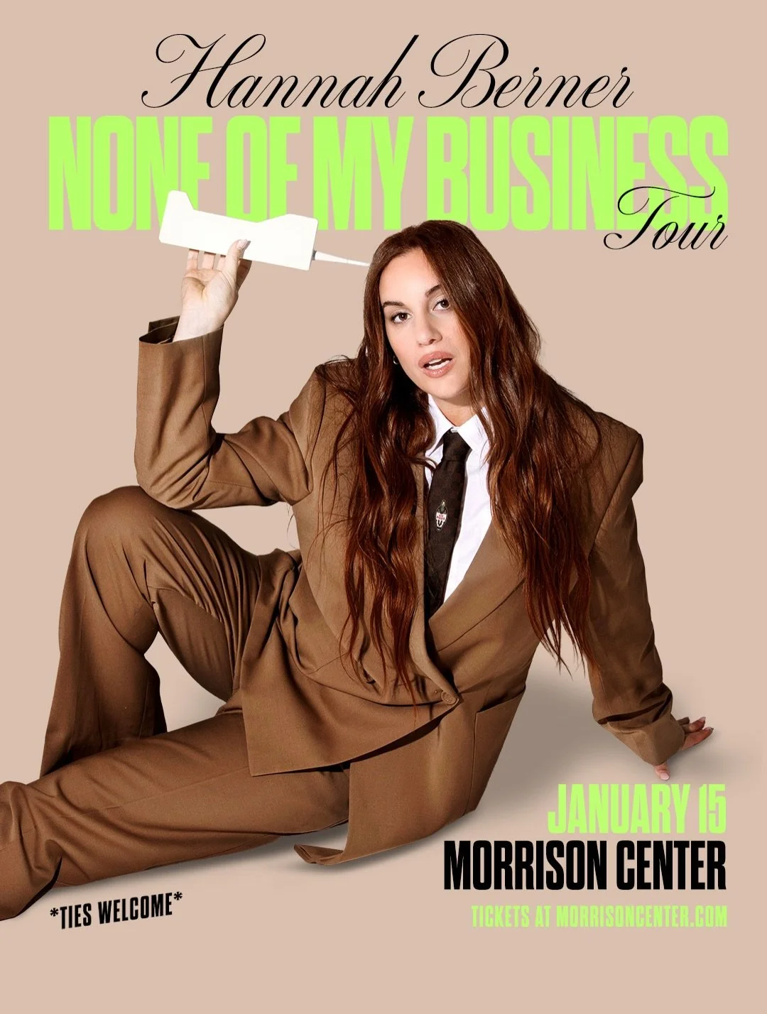 🎤✨ GIVEAWAY!
I&rsquo;m giving TWO of you the chance to see Hannah Berner live at the Morrison Center on January 15th!

@hannahberner is a stand-up comedian and New York Times Best-Selling author known for her relatable humor and iconic crowd work. H