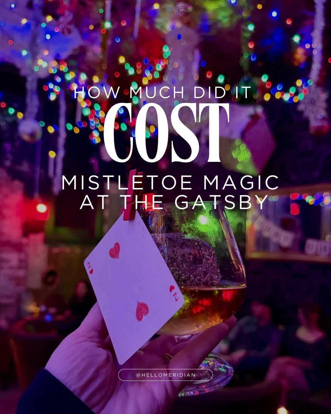 Next up in our &ldquo;How much does it cost?&rdquo; series
Mistletoe Magic is a holiday pop up from @gatsby19twenty in @downtownboise. The space is transformed for the season with themed decor and specialty cocktails, and it is clearly meant to be mo