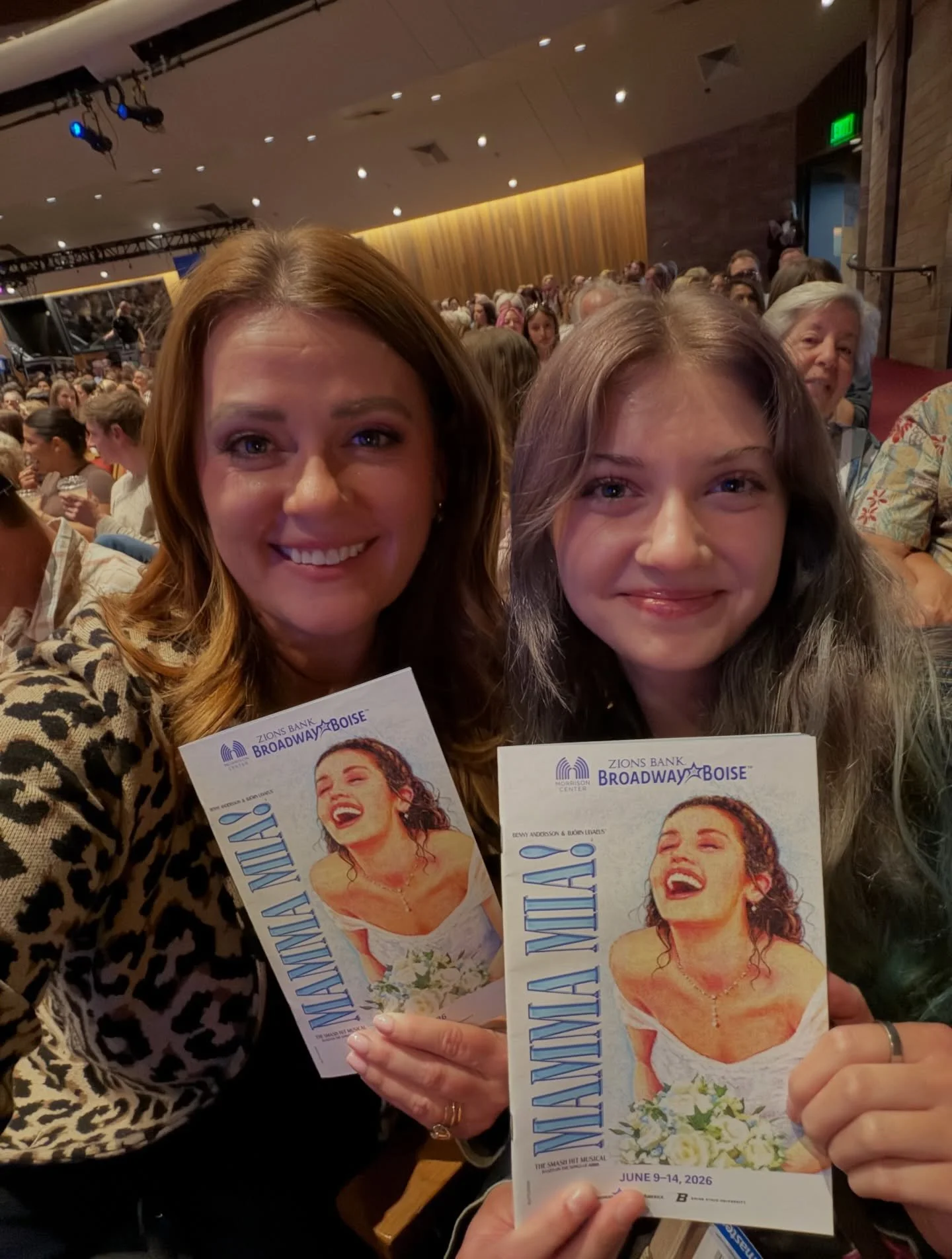Broadway fans listen up! Mamma Mia at @morrisoncenter was INCREDIBLE! The sold out opening night was an absolute delight. SO. MUCH. FUN! 

Warning. ⚠️
If you choose to take your 20-year-old daughter to see this a show about a mother saying goodbye to