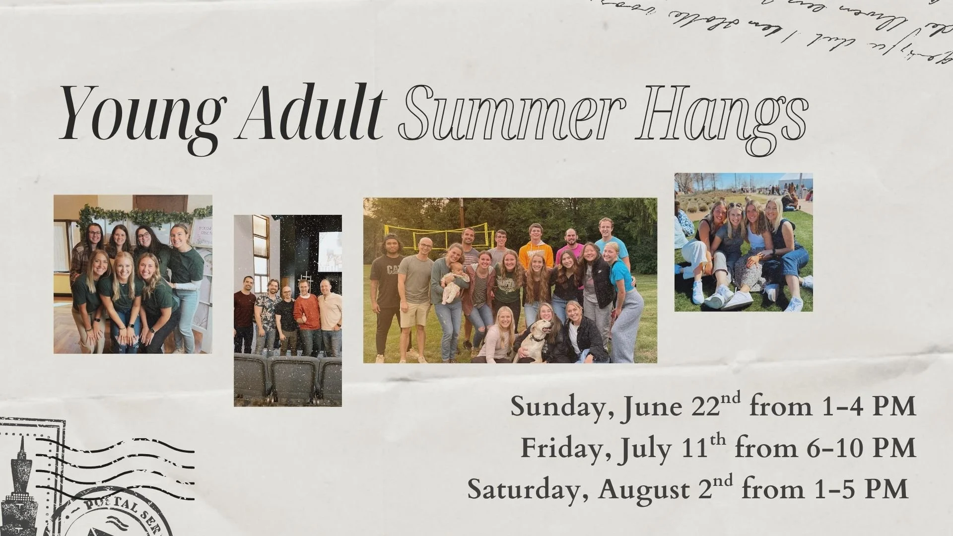 Young Adult Summer Hang - August