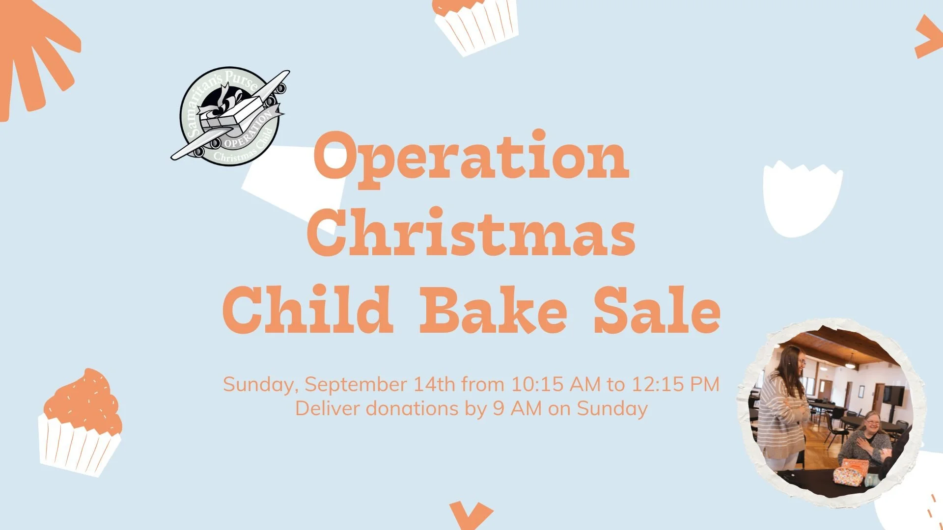 Operation Christmas Child Fall Bake Sale