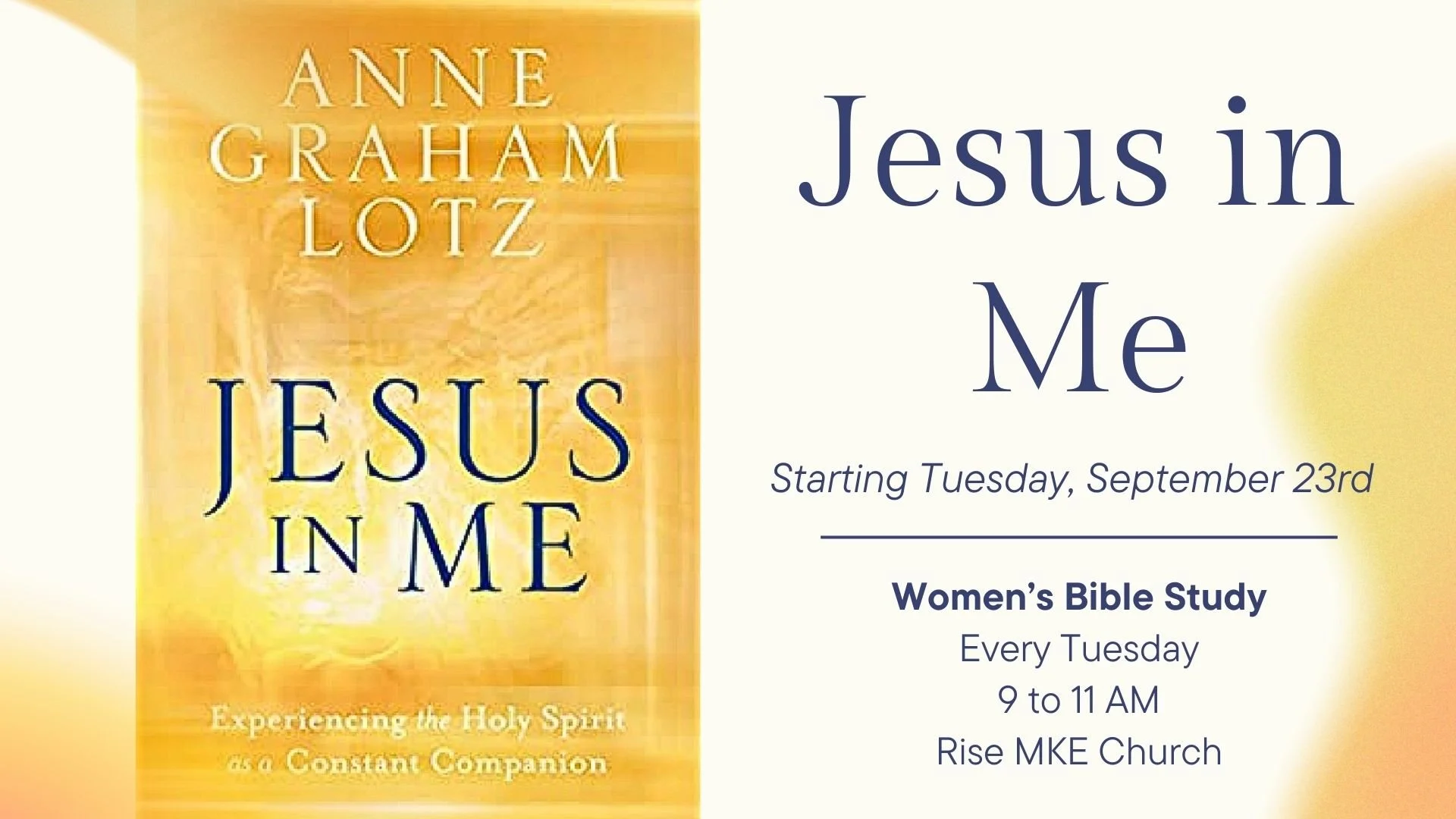 Tuesday Women's Bible Study Begins