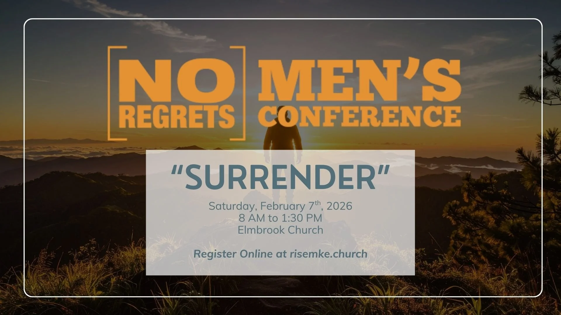 No Regret's Men's Conference