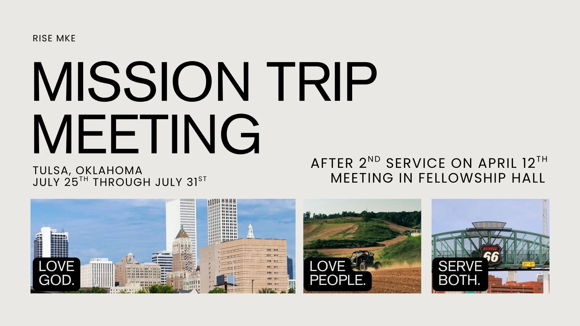 Mission Trip Meeting