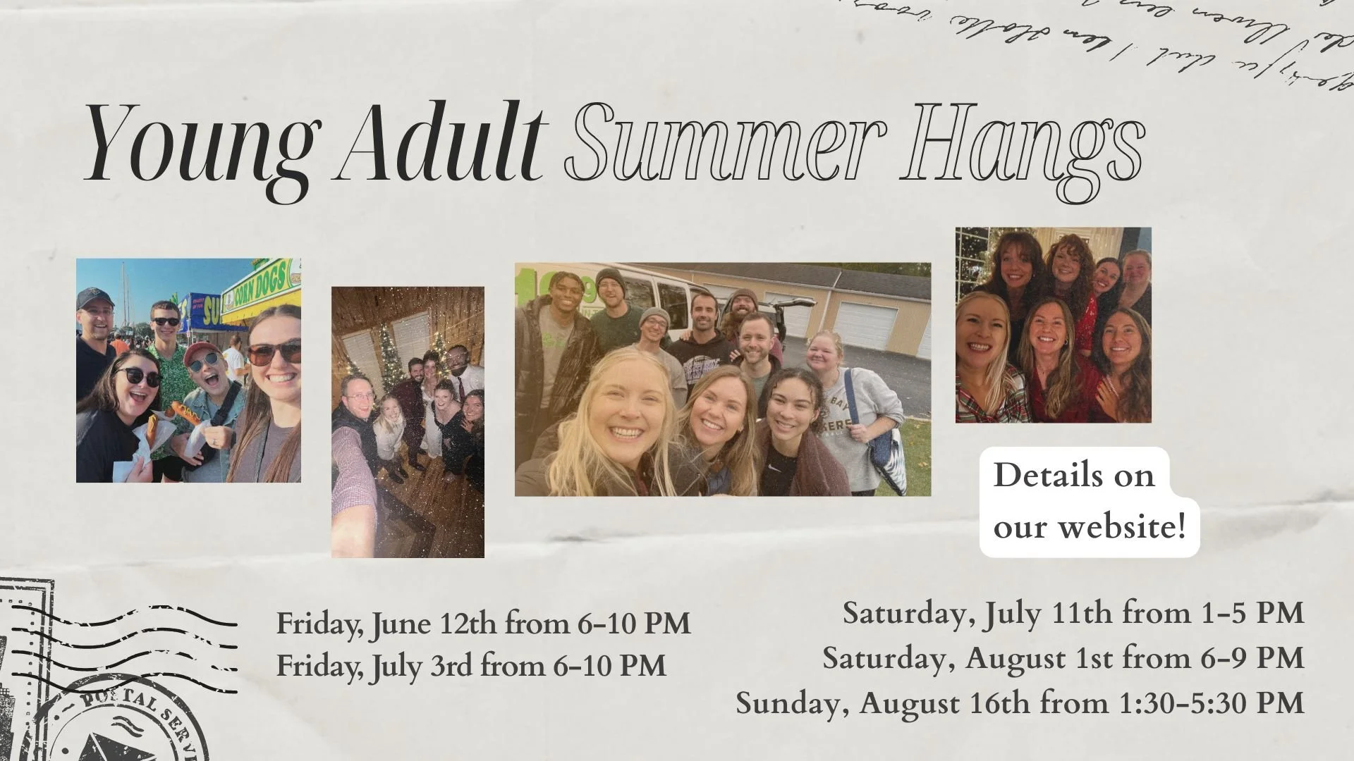 Young Adult Summer Hangs