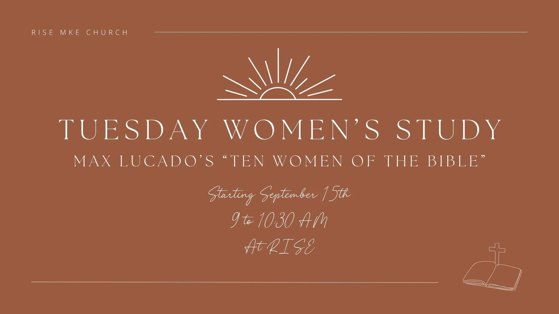 Tuesday Women's Bible Study Begins