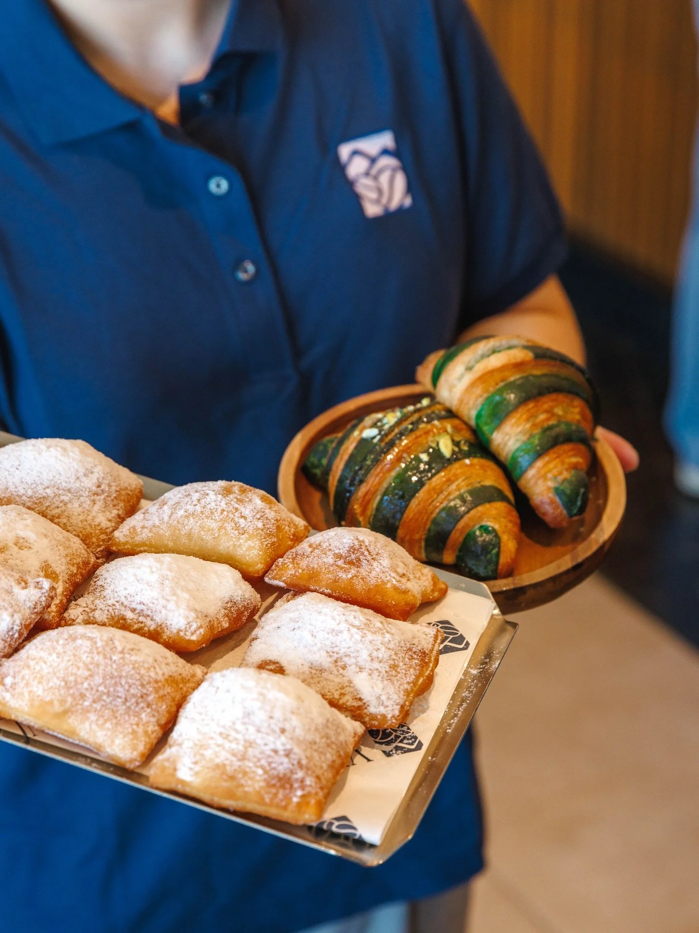 The perfect tray doesn&rsquo;t exi&mdash; oh wait. Yes it does. Croissants and beignets made fresh daily! 🍩🥐&nbsp;

#ocfood #ocfoodie #orangecounty #bakery #pastries #sweets #vietnamesedessert #vietnamese #coffee #matcha #ube #latte