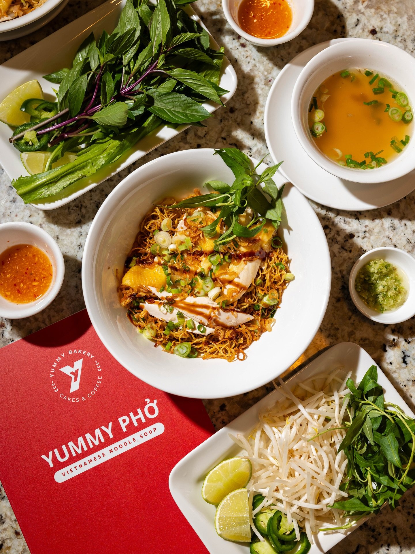 Beat the heat and skip the soup. Our dry chicken pho&rsquo;s got all the flavor without the broth ☀️🍜

Only available at our Westminster location!

#ocfood #ocfoodie #orangecounty #pho #vietnamesefood #vietnamese #noodles #noodlepull #phoga