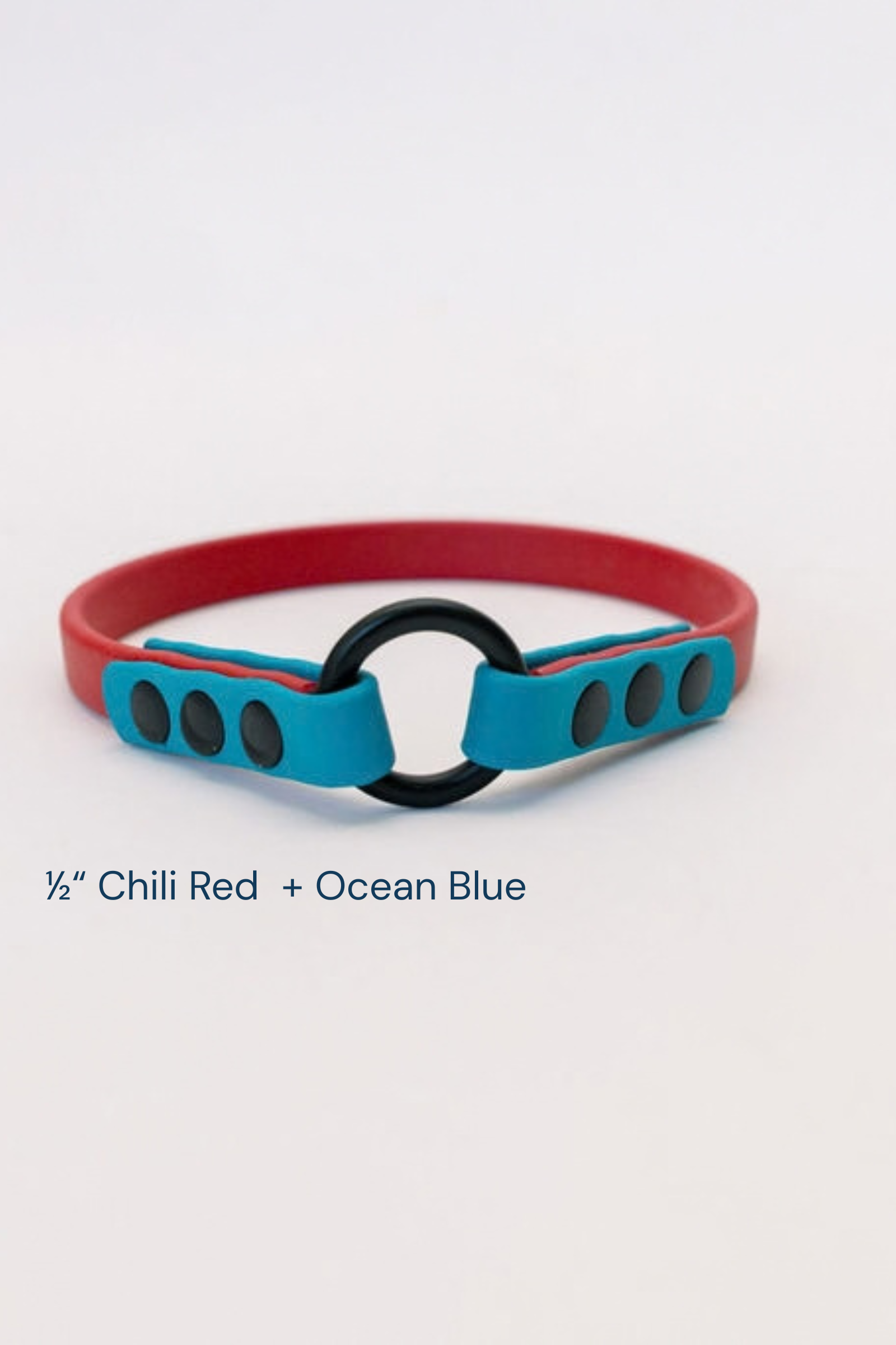 Comfort Collar ChiliRed OceanBlue Black Hardware.png