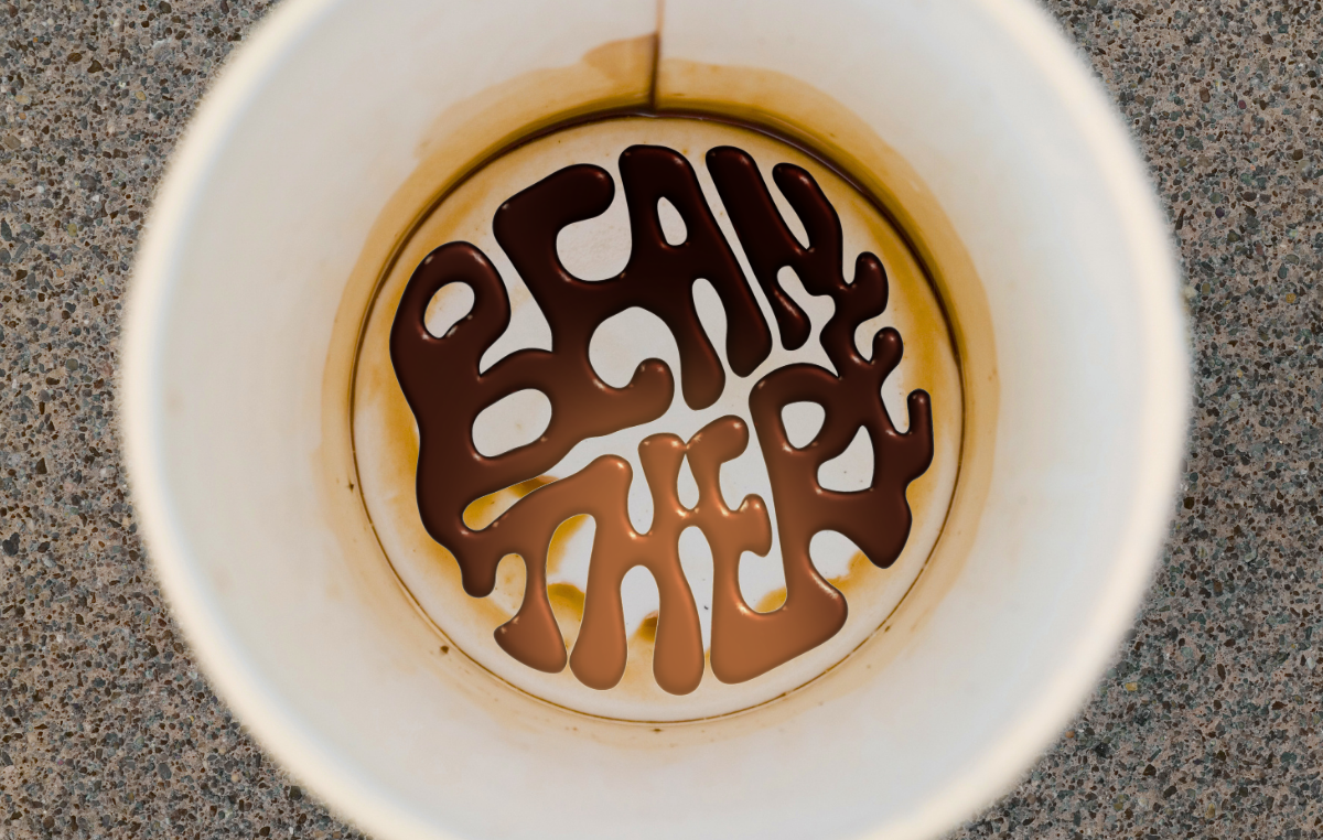 Design portfolio cover for a concept brand, Bean There.