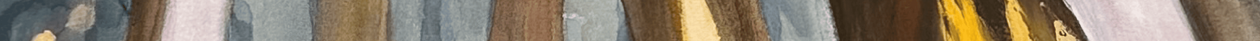 Snippet of a painting of Ironbark trees