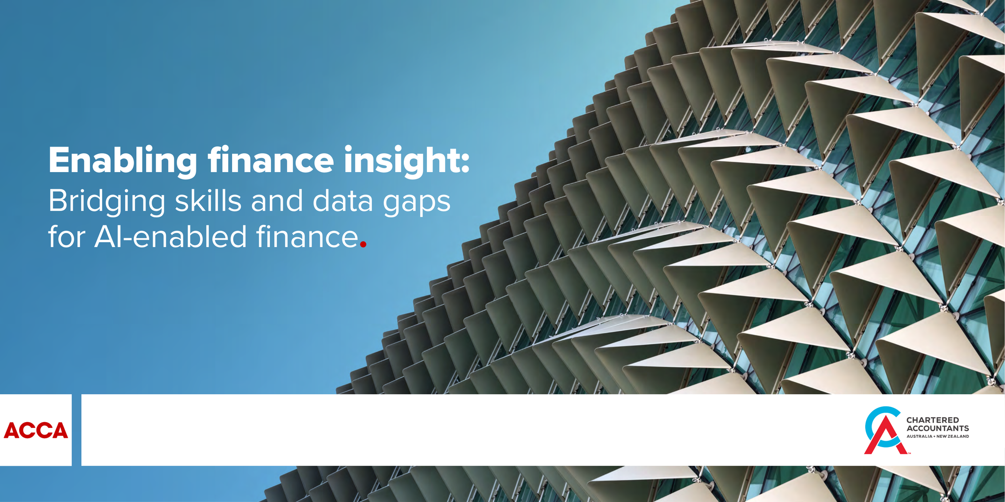 ACCA and CAANZ Enabling finance insight report cover