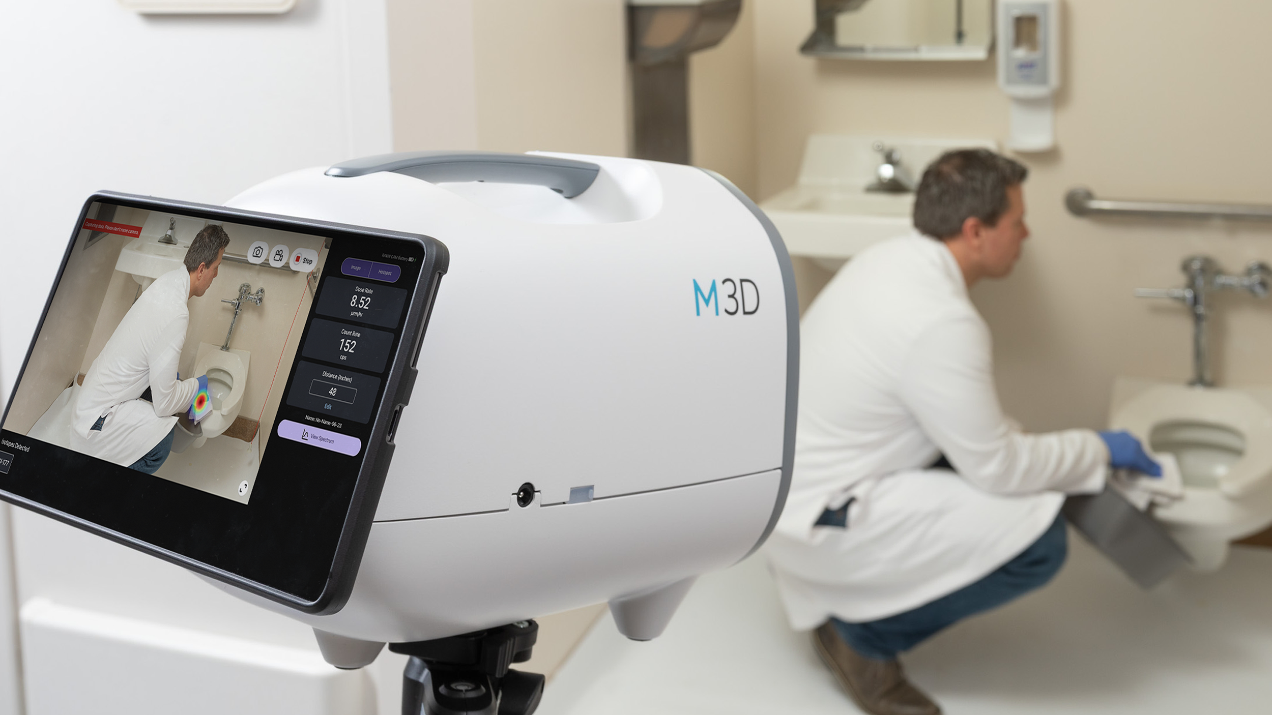 RAVIN CAM supporting radiation protection from routine work to higher-risk scenarios.