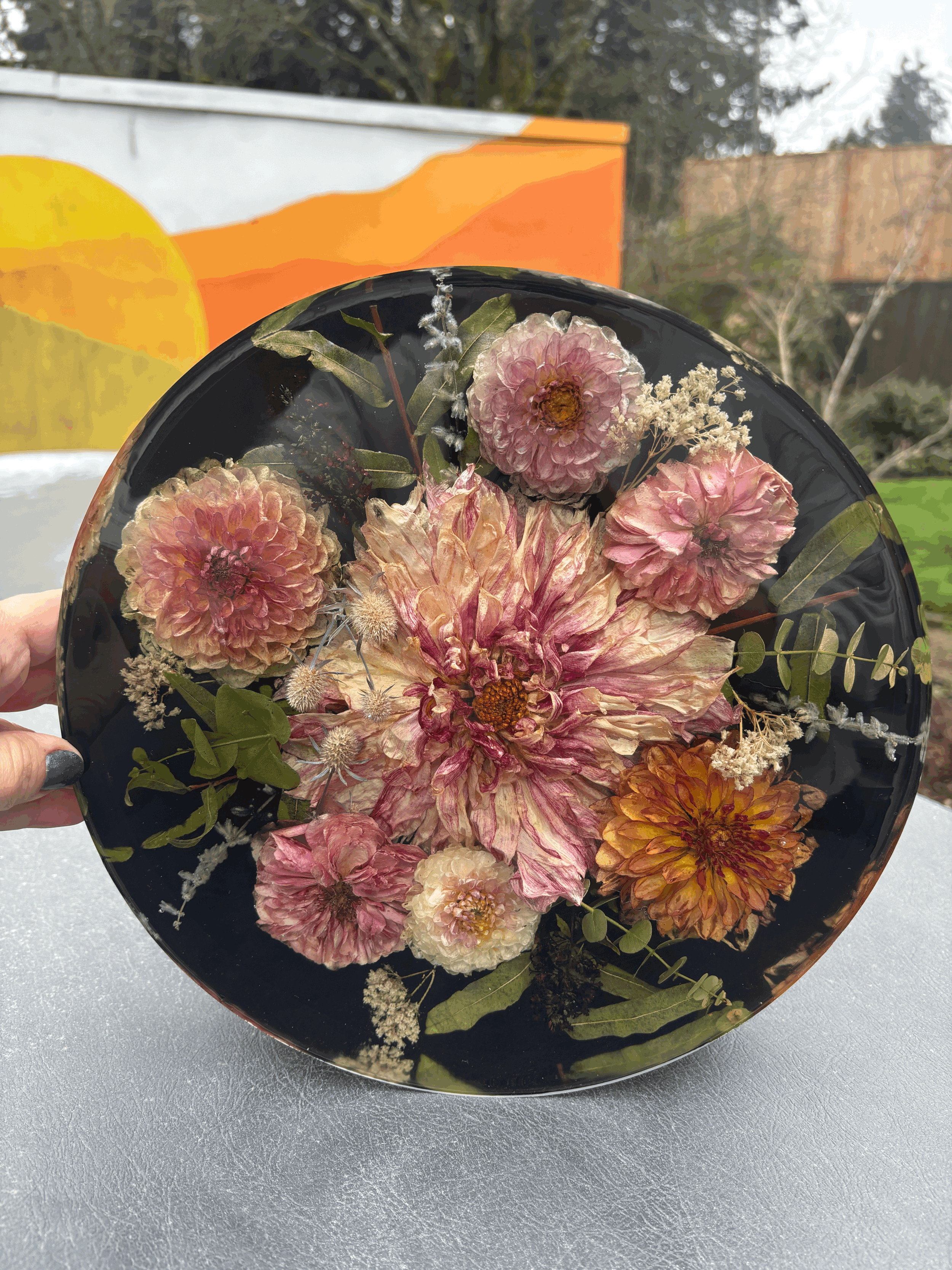 10" Round table topper