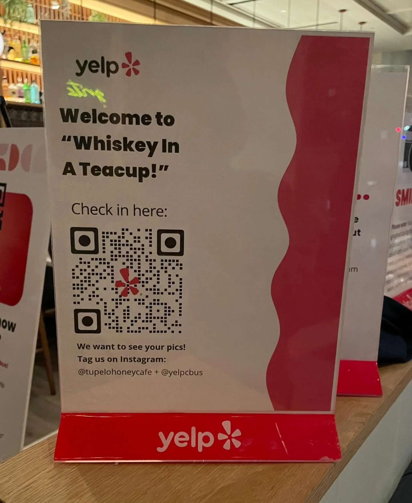 Engraved teacups  @yelpcbus &ldquo;Whiskey in a Teacup Tasting Dinner&rdquo;@tupelohoneykitchen #yelpcbus #brandactivation #onsitecalligraphy #liveeventartist #engravingartist