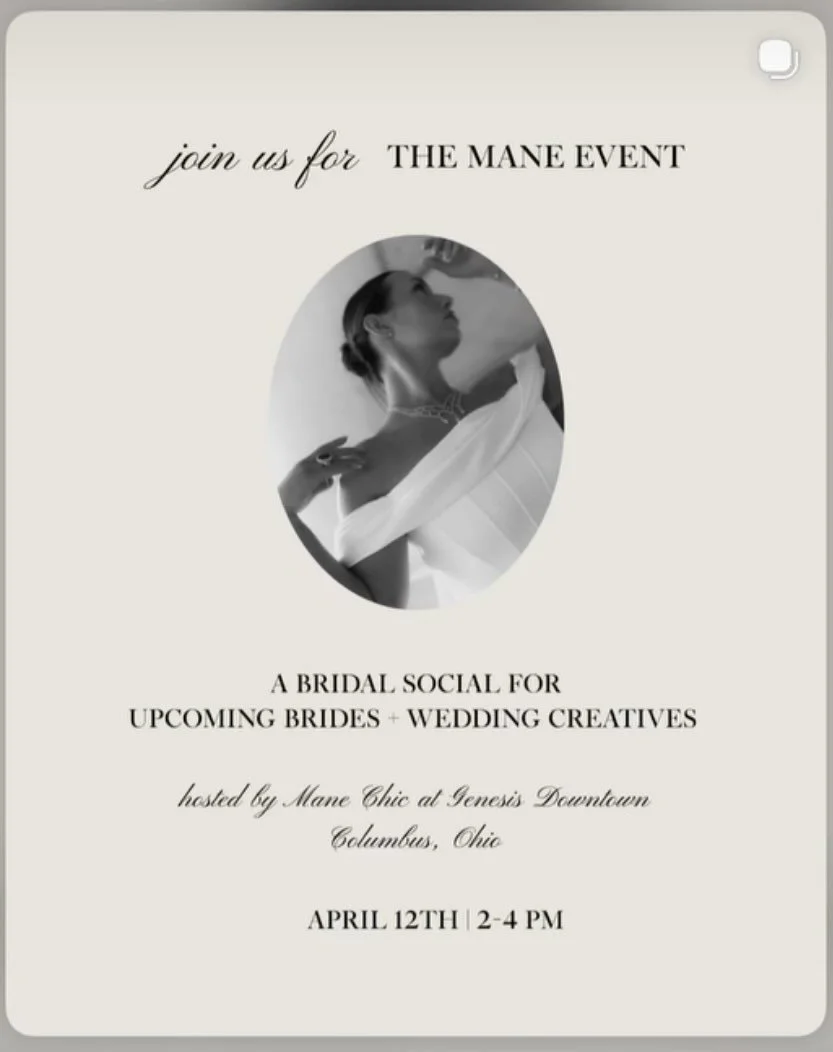 Awesome time @manechic.us Bridal Social! Thanks @genesisdowntown 💍