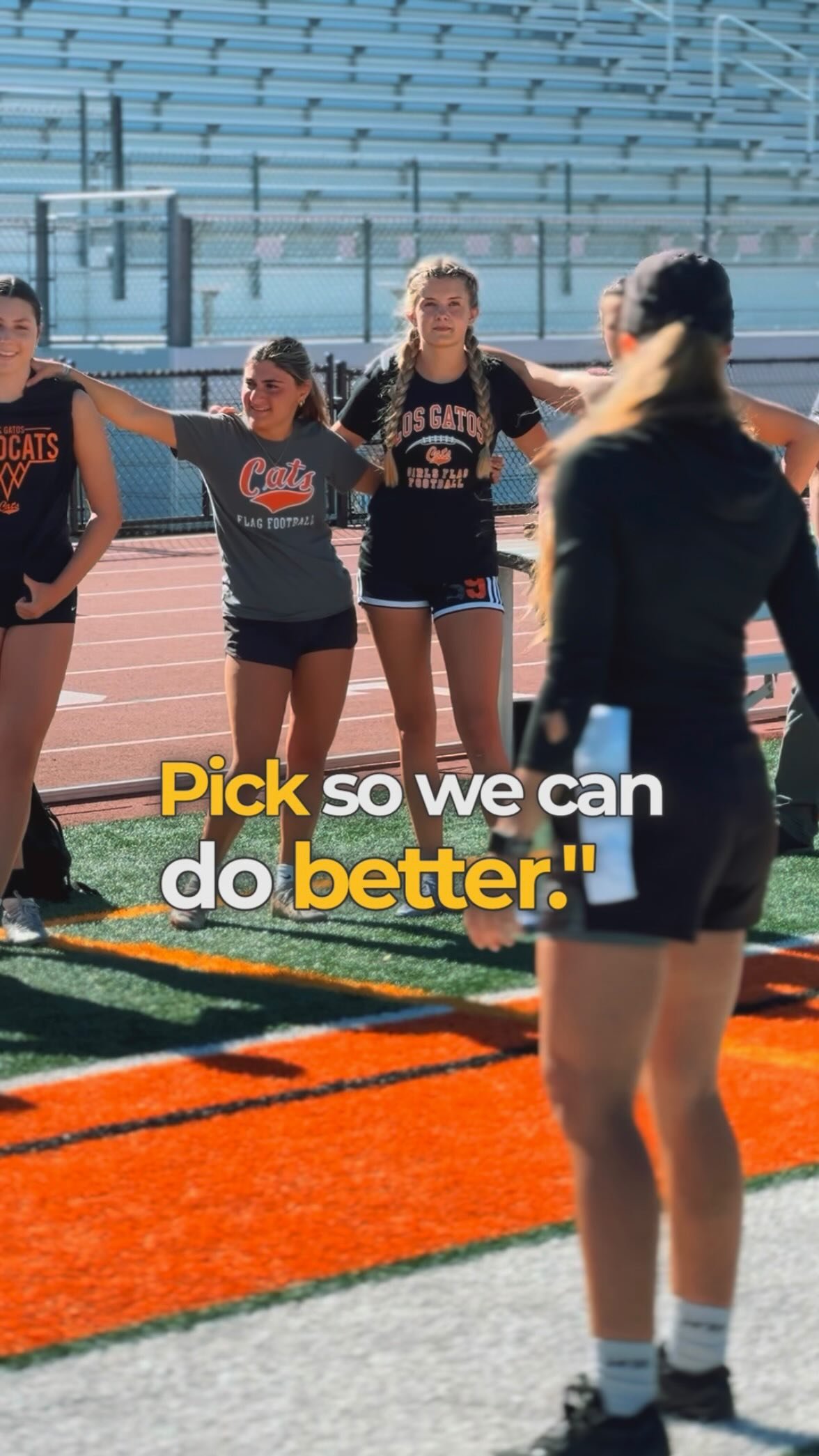 Setting goals and holding each other accountable is how teams grow‼️When you challenge your teammates and hold them to a higher standard, everyone rises together💯🔥
#FlagLab #GirlsFlagFootball #Leadership #Teamwork #Accountability #goals ##highsch