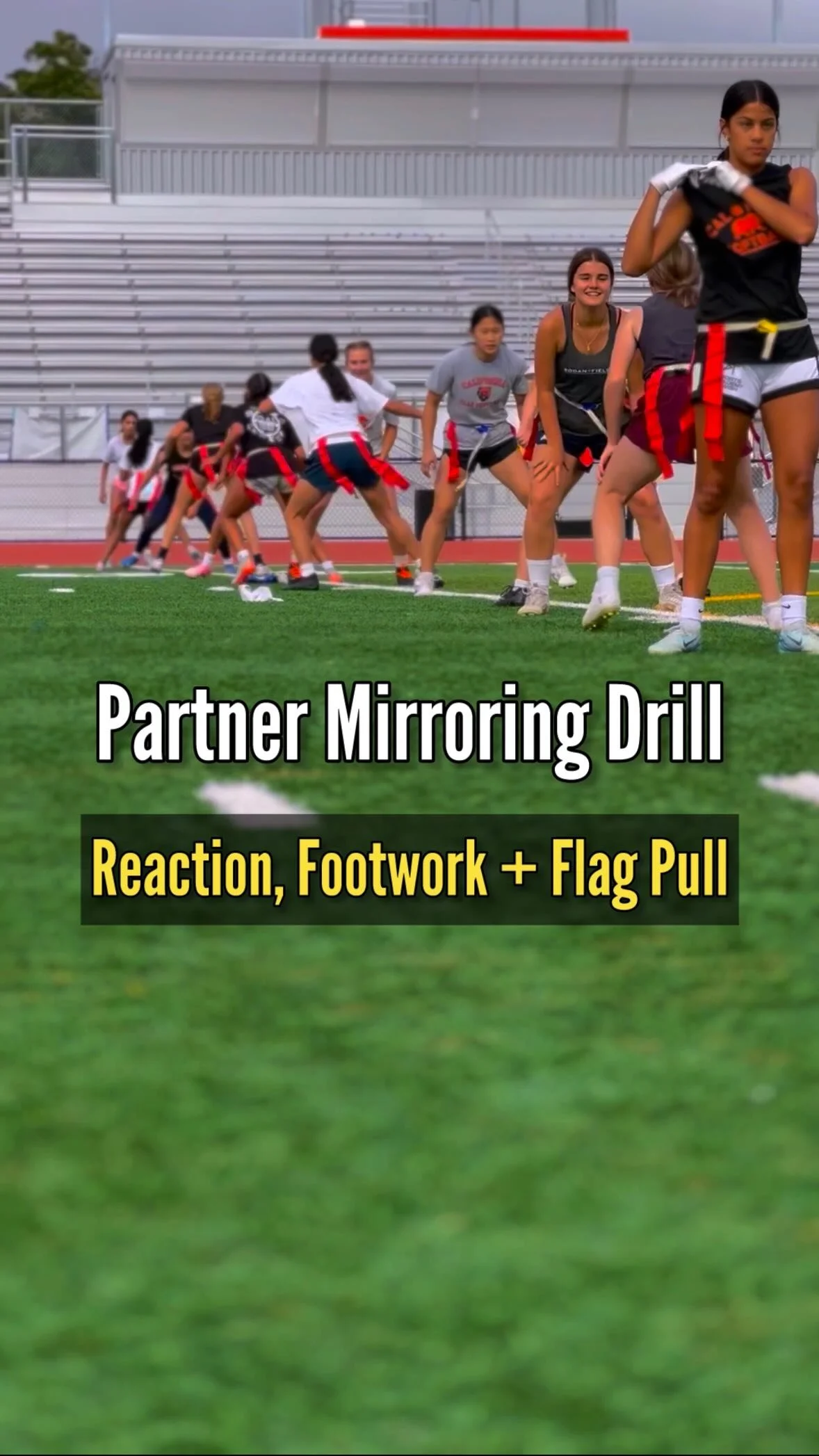 Partner Mirroring Drill
Sharpen your reaction, footwork and flag pulling 🎯 with this simple but effective partner drill🏈🔥
Great work with @calhighflagfootball 🔥🔥
#FlagFootball #GirlsFlagFootball #FlagPull #SpeedAndAgility #Footwork #FlagLab