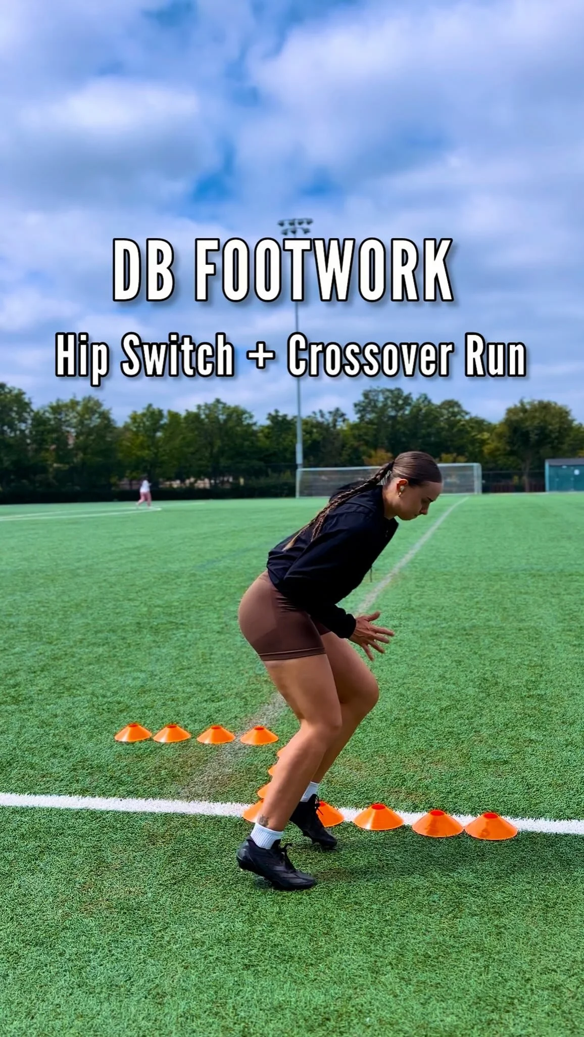 DB Progression work 🎯
Hip switches, crossover runs, and sharp breaks🔥
Start controlled, then build up to full speed⚡️
#FlagFootball #flaglab #GirlsFlagFootball #FootballTraining #footwork #dbtraining