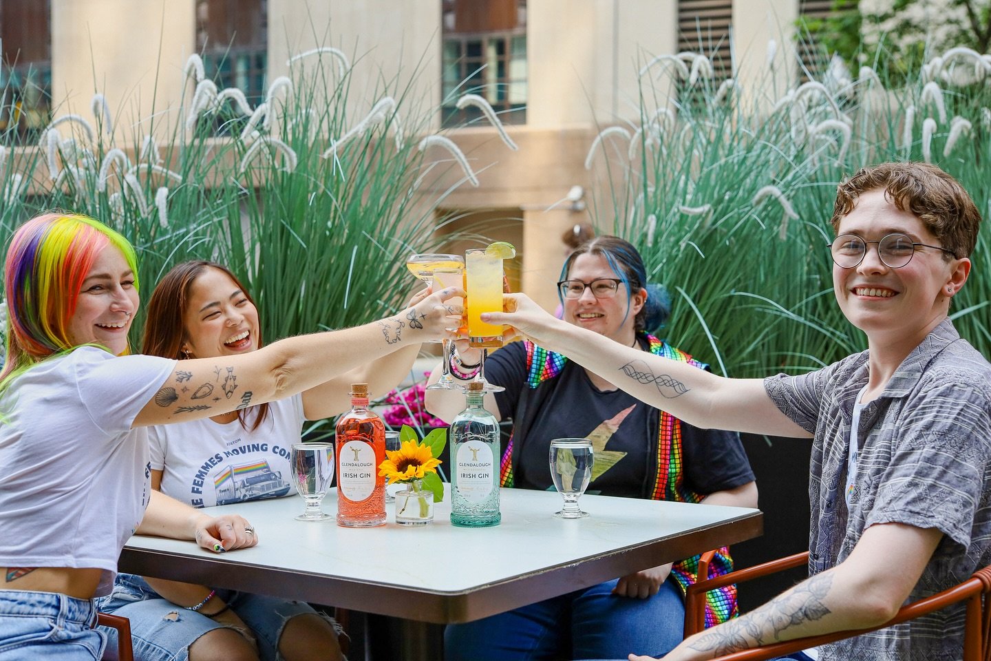 We are so excited to be partnering with @whiteclaw and @glendaloughdistillery for our Pride Party at the Crystal Ballroom NEXT WEEK!✨🥂 come enjoy some delicious femme-themed cocktails and dance the night away with us! 

Details:
🌈PRIDE PARTY WITH T