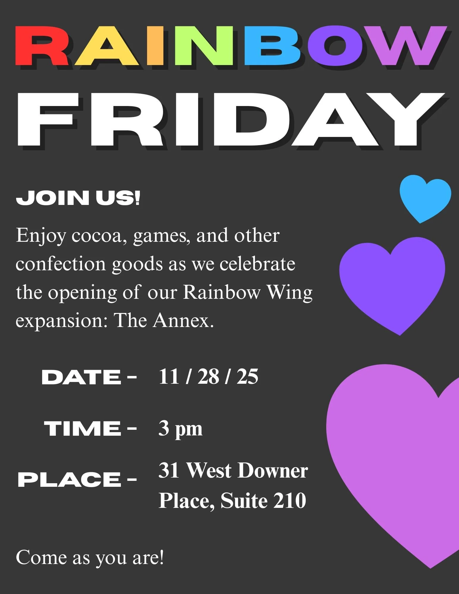 Rainbow Friday Flyer