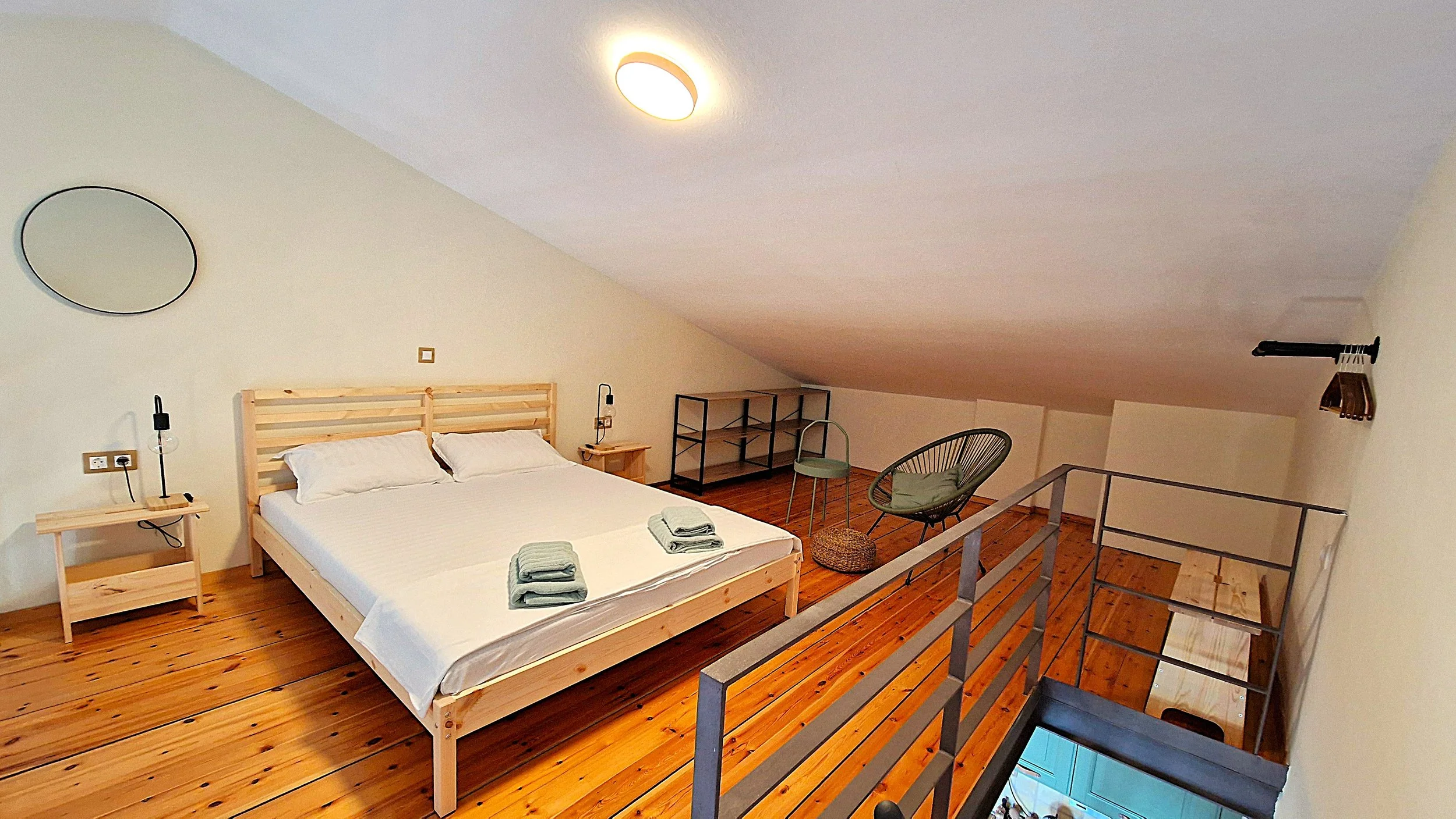 Modern apartment with two bedrooms and sea view.