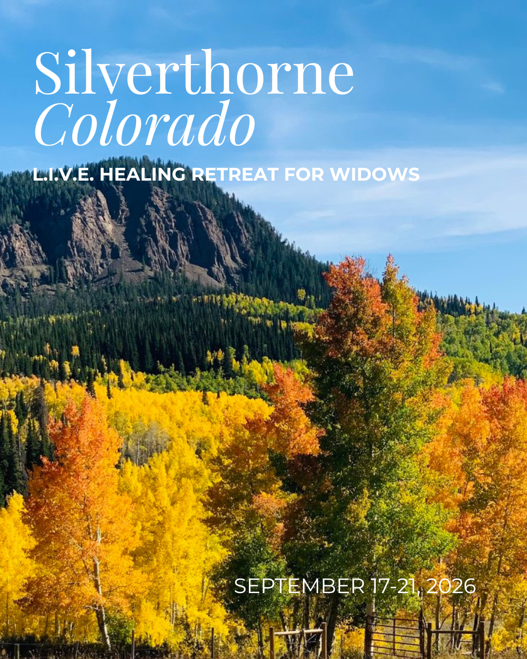 Silverthorne Fall LIVE Retreat—