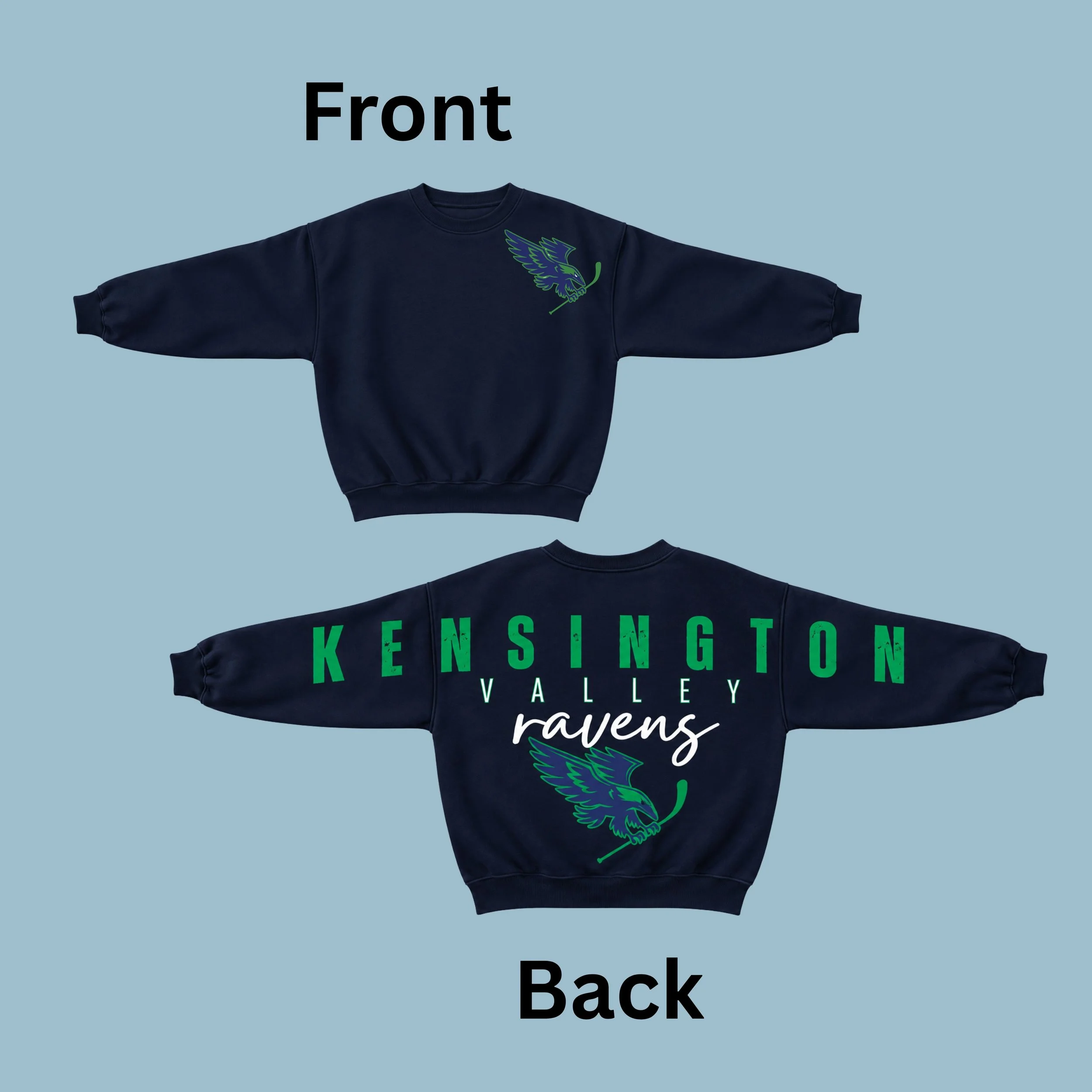 Shoulder Design Crewneck Sweatshirt