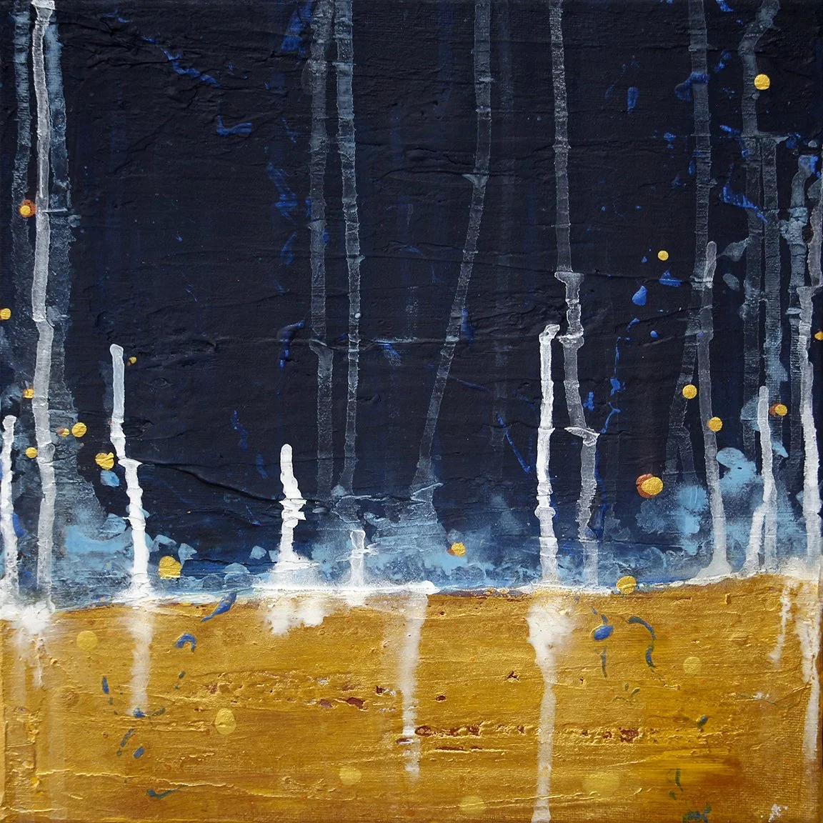 SOLD!
"Untitled II" 12x12". 2024. Acrylic on canvas. 