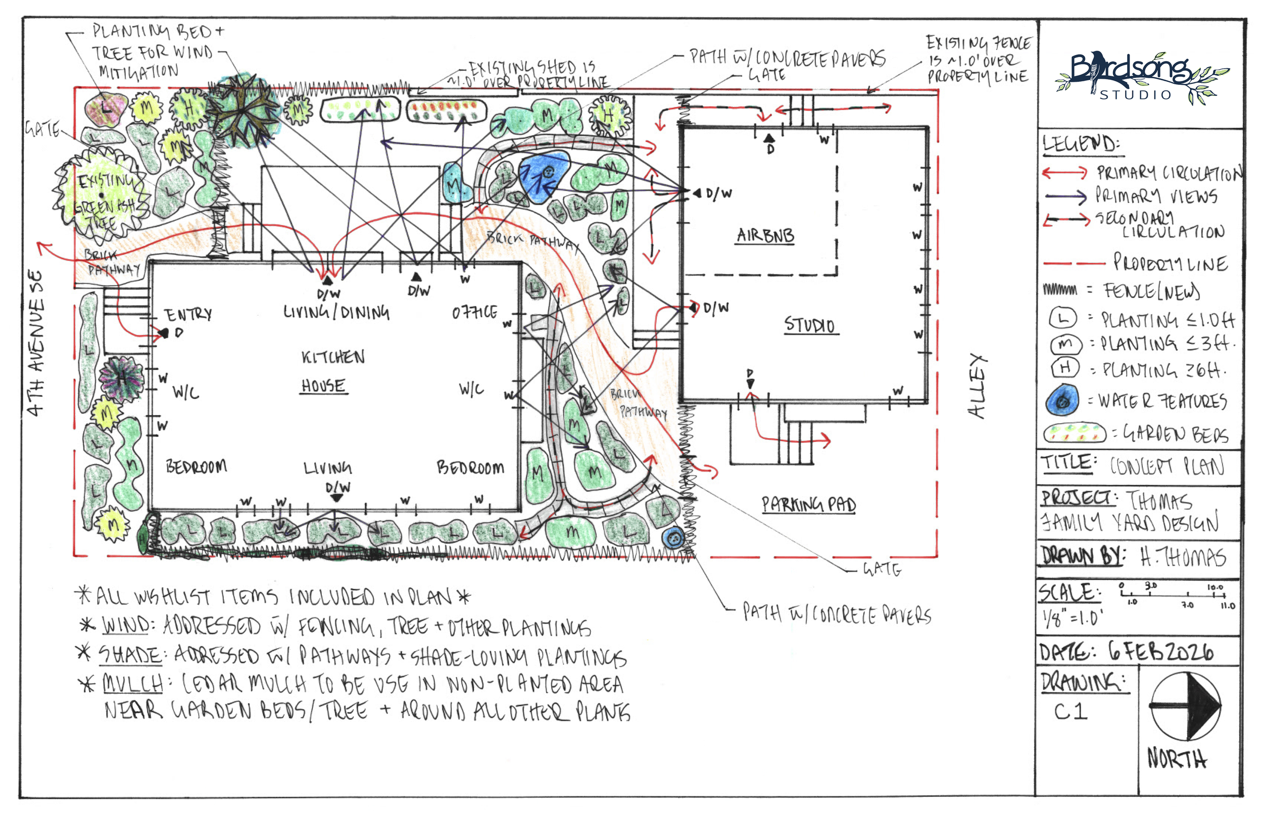 LANDSCAPE DIPLOMA - THOMAS RESIDENCE