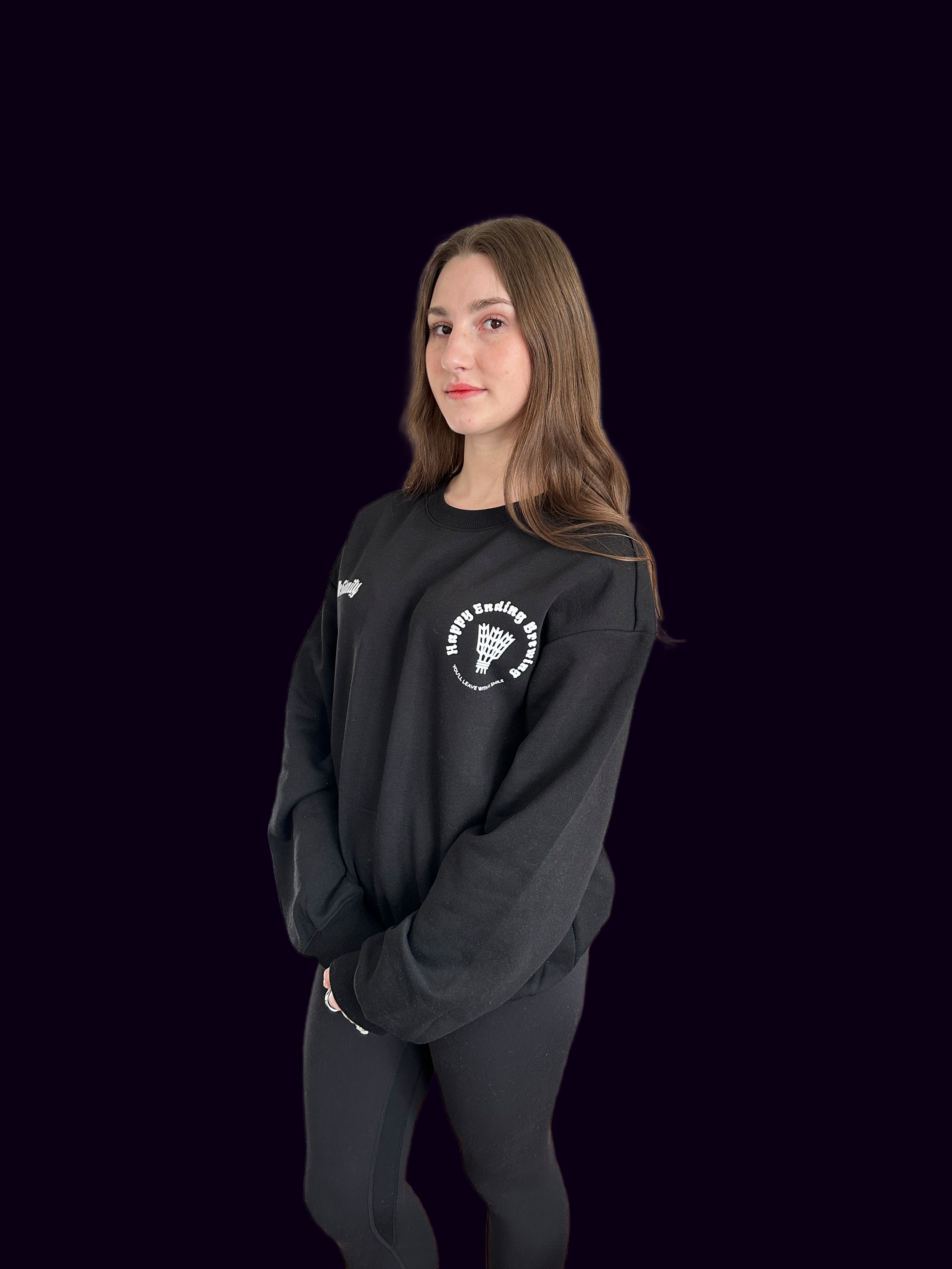 Pictured: Grace (5’5” 125lbs) in Size M and Color Black