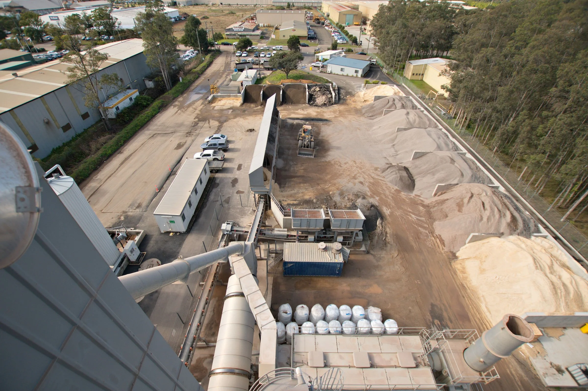 Fulton Hogan Rutherford asphalt plant exterior