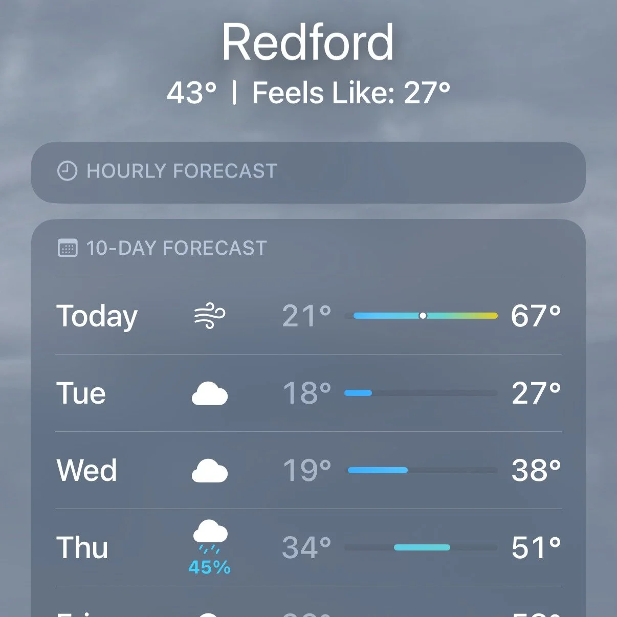 Anyone else hitting the refresh button on their weather app, hoping it will change and get better? 🙋&zwj;♀️

It&rsquo;s a good thing I have plenty of planting plans to work on while I wait for the moment when it&rsquo;s finally time to dig in the di