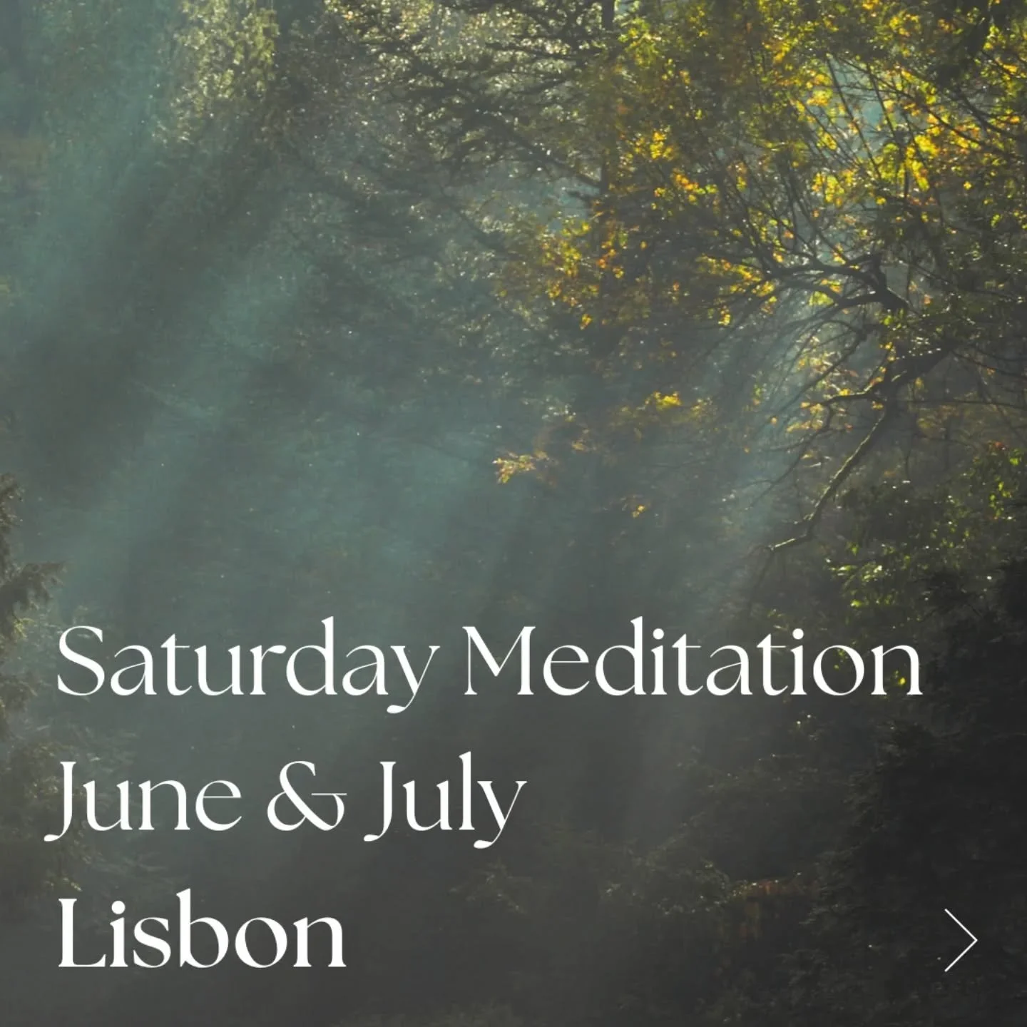 If you're seeking meditation and community in Lisbon, we'll be gathering every Saturday throughout June and July in the tranquil greenery of Gulbenkian Park from 9-11am.

Learn how to soften, relax and let go of the world with the cultivation of sama