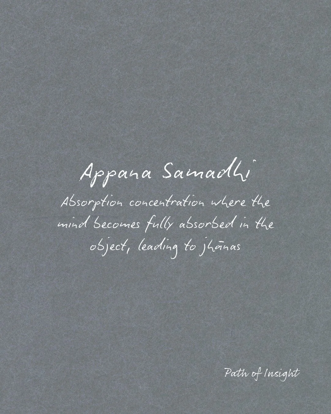 Appana Samadhi