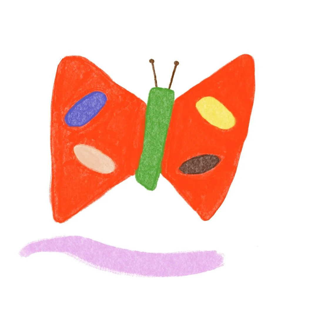 drawing of a butterfly