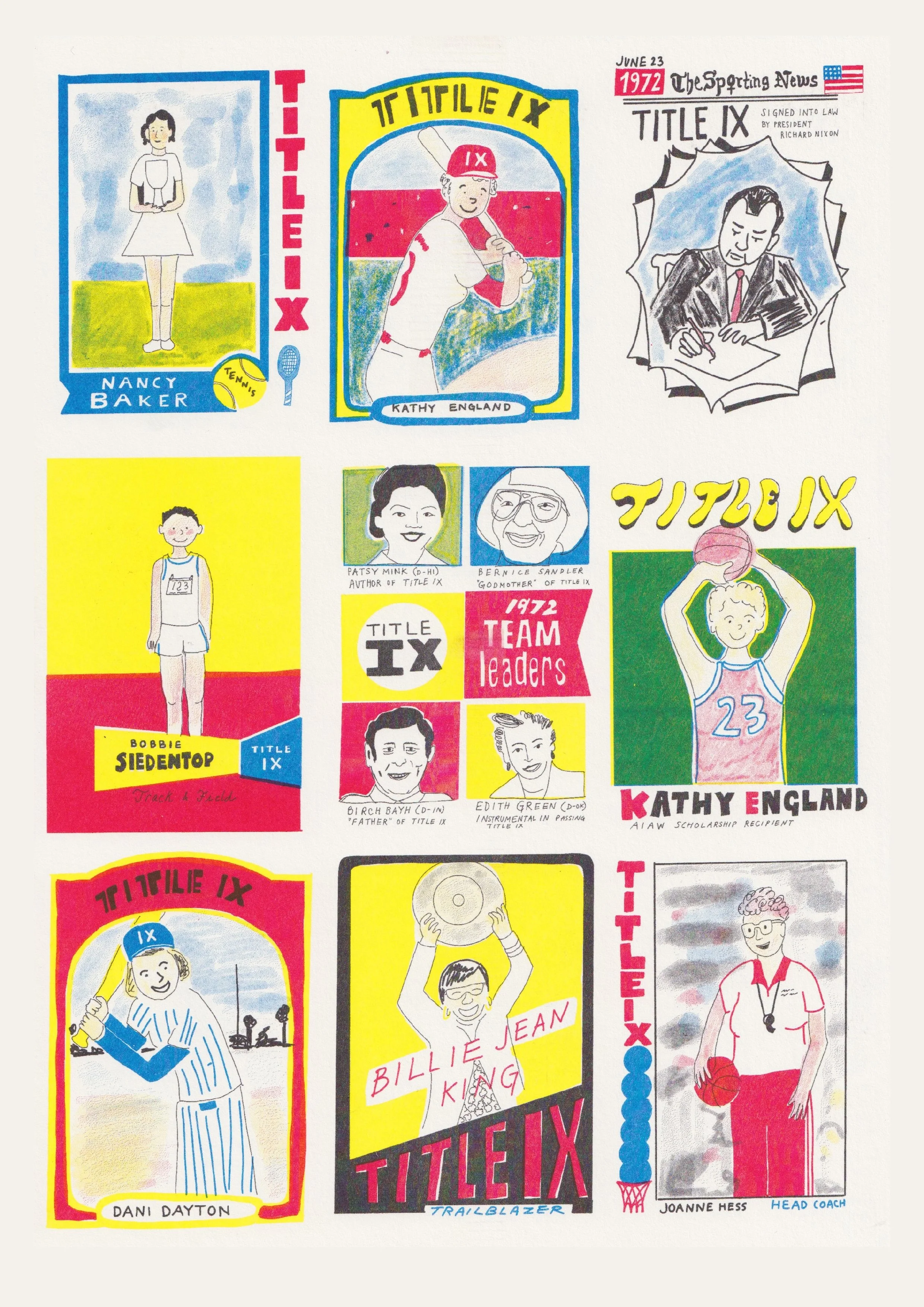 Womens' sports cards