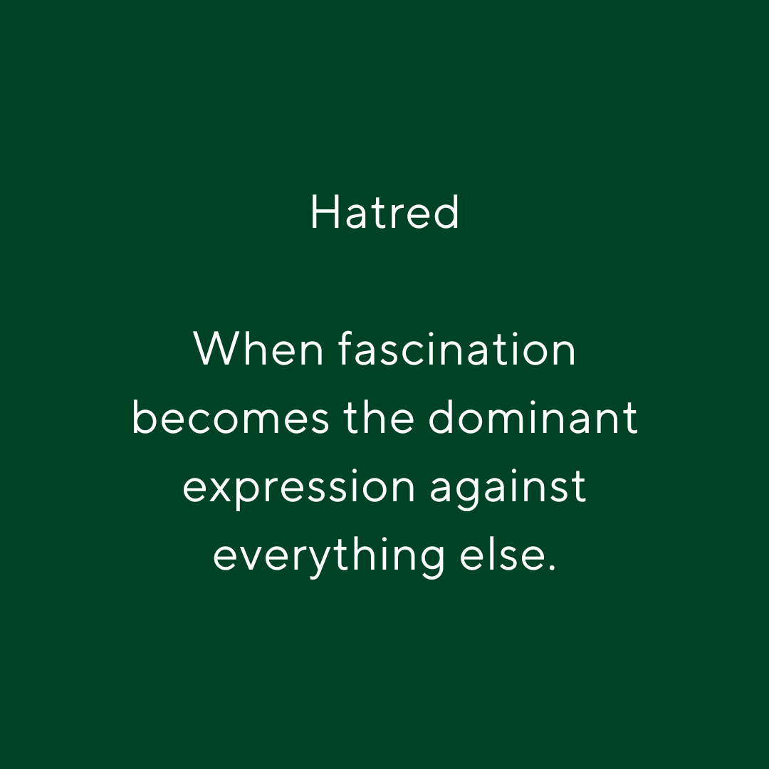 Clue on hatred