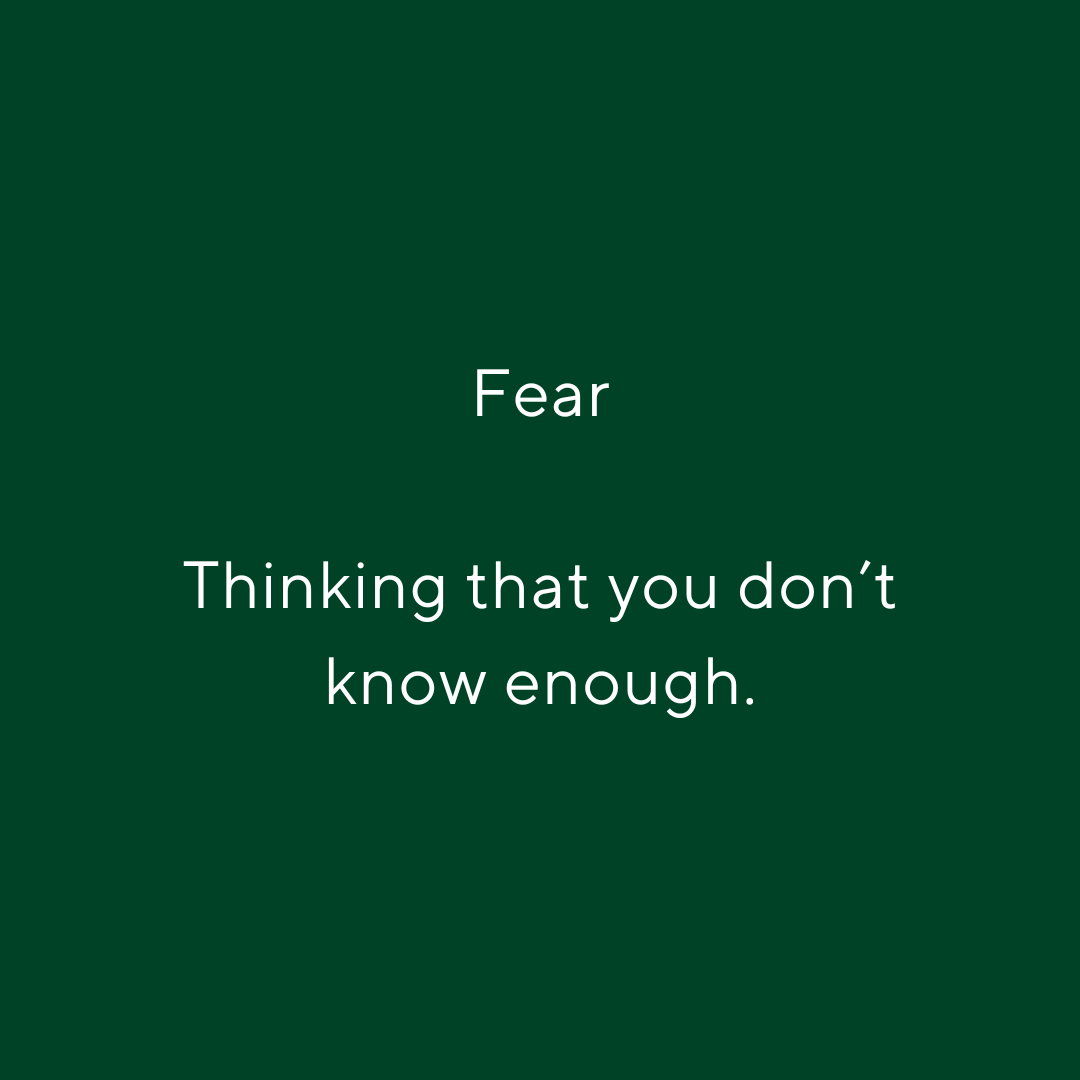 Clue on fear