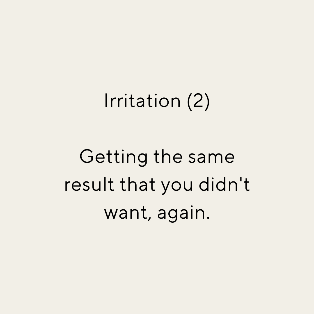 Clue on irritation (2)