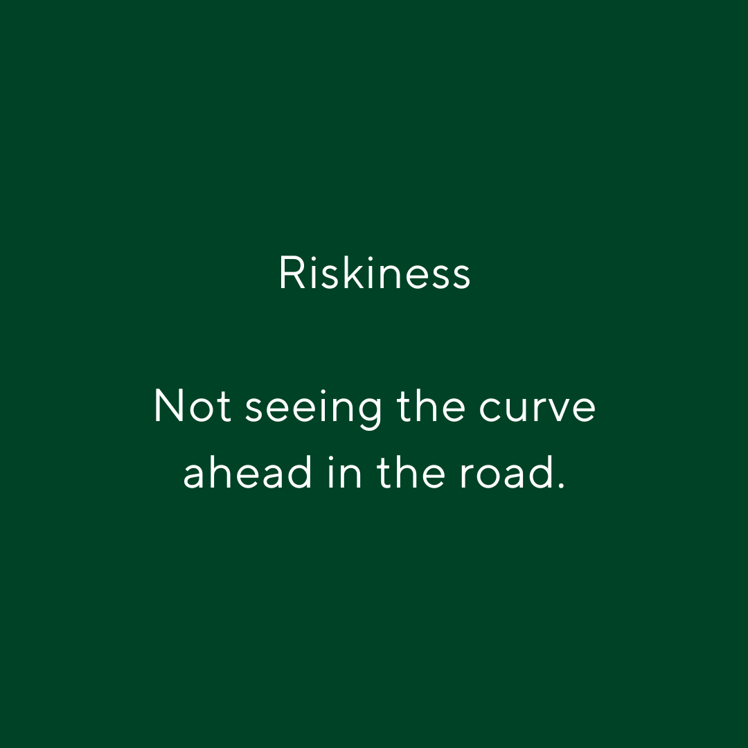 Clue on riskiness