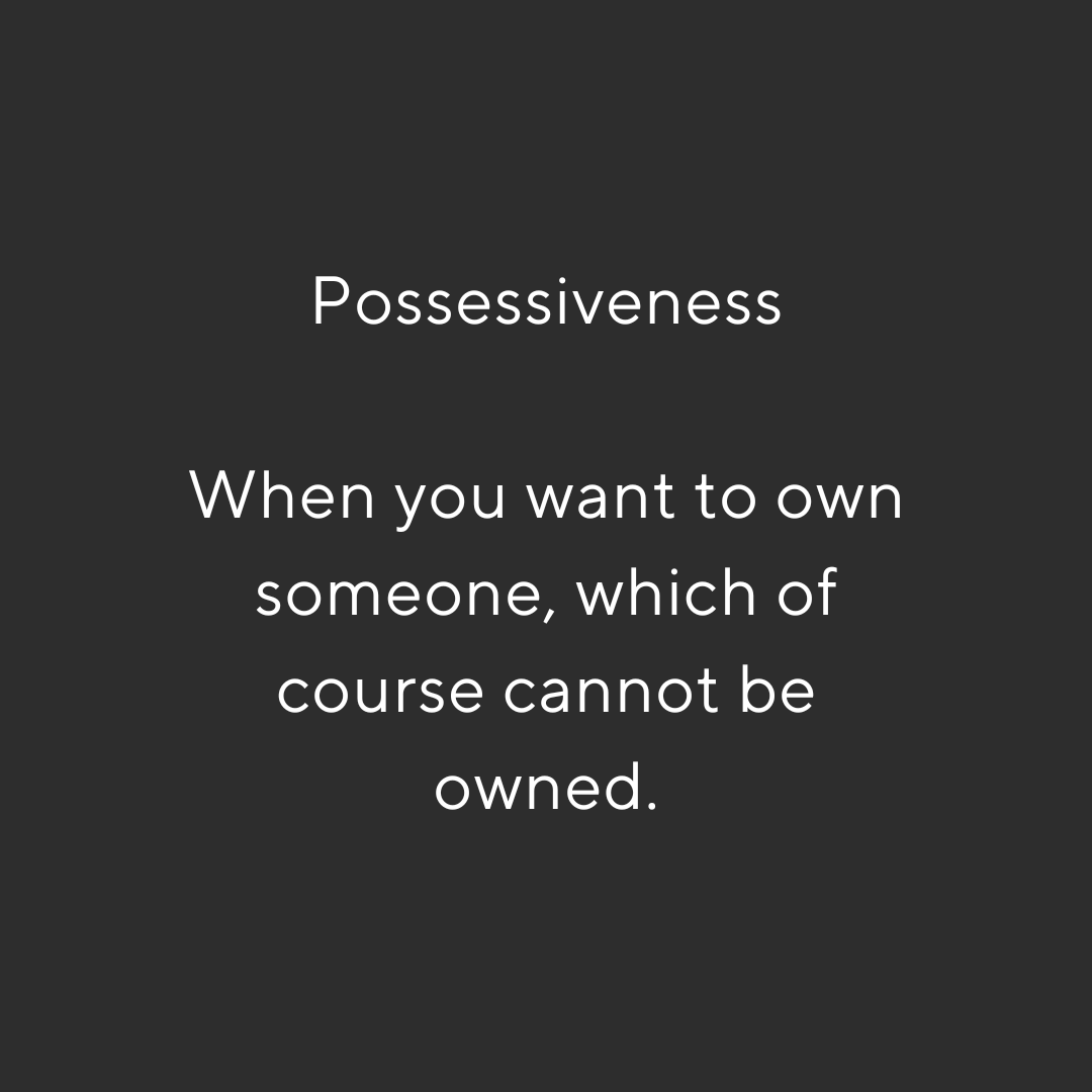 Clue on possesiveness