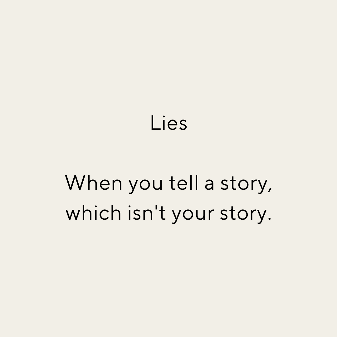 Clue on lies