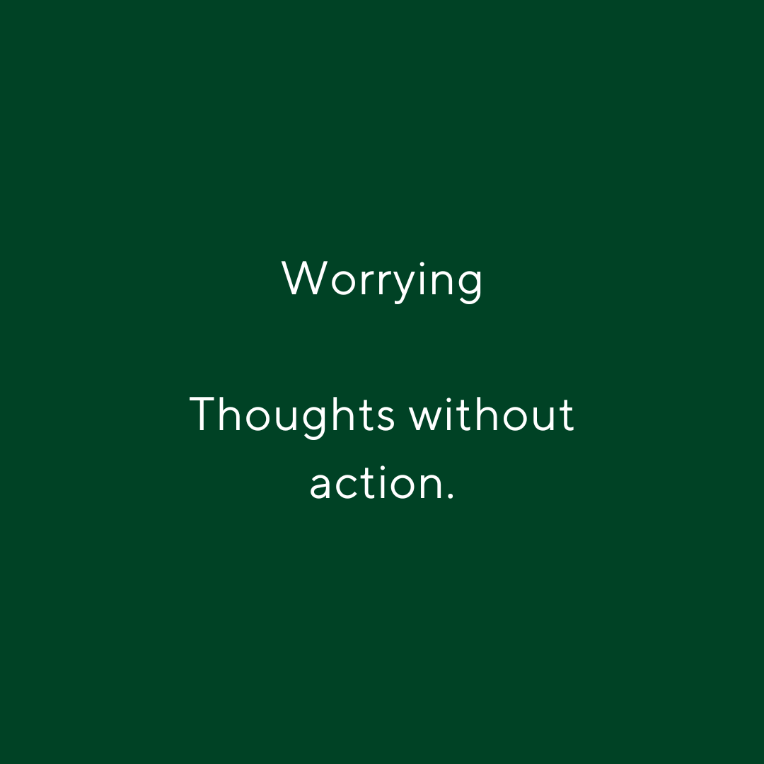 Clue on worrying