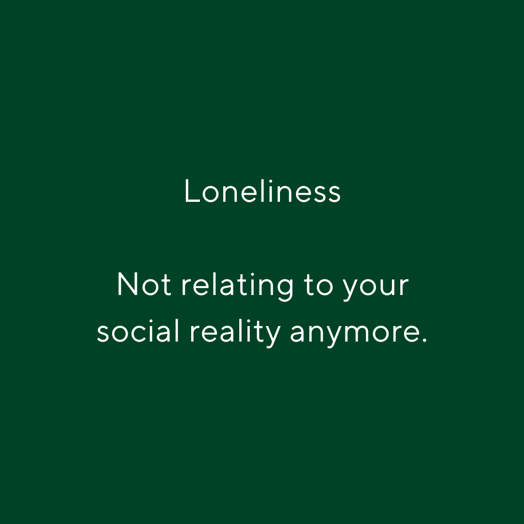 Clue on loneliness