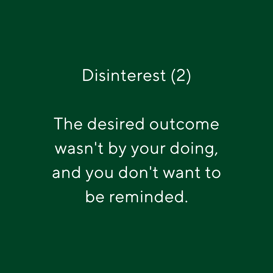 Clue on disinterest (2)