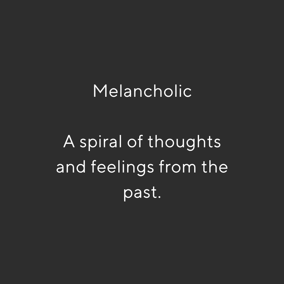 Clue on melancholic
